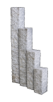 PALISSADE G603 GRIJS CLASSIC 12X12X50CM