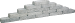 GRANIWALL GREY ROCKFACE 40X16X8CM