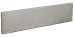 GRASKANTBAND RONDE KOP GRIJS 5X25X100CM