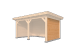 Wandmodule Type C zweeds rabat Red Class Wood 300 x 224 cm