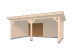 Wandmodule Type C zweeds rabat Red Class Wood 300 x 224 cm