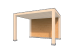 Wandmodule Type D & E zweeds rabat Red Class Wood 350/400 x 224 cm