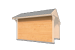 Wandmodule Type D & E zweeds rabat Red Class Wood 350/400 x 224 cm
