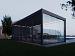 Aluminium overkapping Louvrepaneel horizontaal 300 cm antraciet
