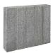Palissade Suprema Tibet Dark Grey G654 50x12x12 cm, rondom gezaagd en gevlamd, met facet