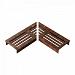 Ultra drain cortenline straight rooster l-hoek