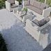 Blue Stone tegel gevlamd & geborsteld 50x50x3 cm.