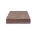 Tegel zonder facet 20x20x5 roodbruin