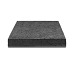Tegel zonder facet 50x50x5 carbon