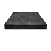 Tegel zonder facet 60x60x7 carbon