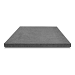 Tegel zonder facet, gewapend  100x100x5 antraciet