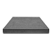 Tegel zonder facet, gewapend  100x100x12 antraciet