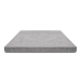Tegel zonder facet, gewapend  120x120x7 grijs