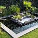 Blue Stone strook gezoet 20 cm breed 150x20x5 cm.