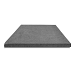 Zwembadrand 100x100x5 antraciet