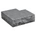 Blue Stone traptrede gekapt hoekstuk uitw. 50/35x15 cm.