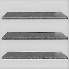 Vijverrand 100x20x3 cm black (6 zijdes verzoet, 8 facetranden)