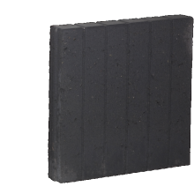 PALISSADEBAND VIERKANT ZWART 8X50X50CM