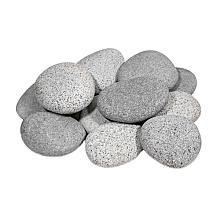 Beach Pebbles light grey 3-6 cm Pallet (20kg zak)