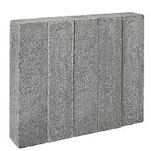 Palissade Suprema Tibet Dark Grey G654 50x12x12 cm, rondom gezaagd en gevlamd, met facet