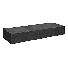 Bloktrede Vietnam Black 100x35x15 cm rondom gevlamd, met facet