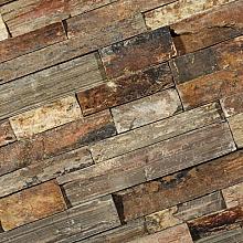 Stone Panels Rusty Slate 60x15x1,5-2,5 cm (doos à 0,45 m2)