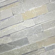 Stone Panels White Quarzite 60x15x1,5-2,5 cm (doos à 0,45 m2)