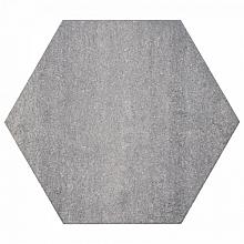 Soft comfort zeskant 60/52,5x30x4 cm grezzo