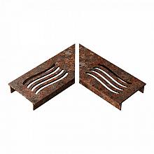 Ultra drain cortenline wave rooster l-hoek