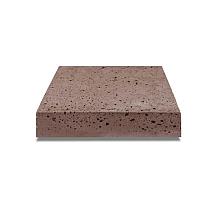 Tegel zonder facet 20x20x5 roodbruin