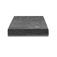 Tegel zonder facet 40x40x5 carbon