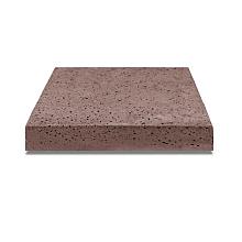 Tegel zonder facet 50x50x5 roodbruin