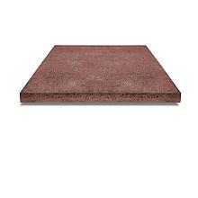 Tegel zonder facet 60x60x5 roodbruin