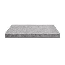 Tegel zonder facet, gewapend  80x40x5 grijs