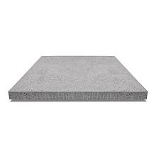 Tegel zonder facet, gewapend  80x80x5 grijs