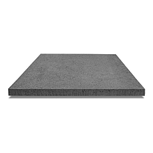 Tegel zonder facet, gewapend  100x100x5 antraciet