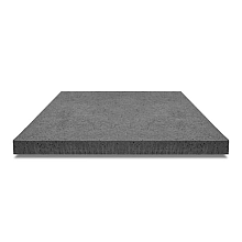 Tegel zonder facet, gewapend  120x120x7 antraciet