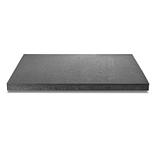 Tegel zonder facet, gewapend  200x100x10 antraciet