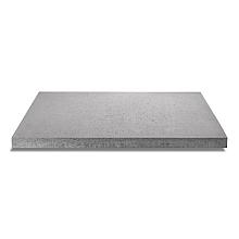 Tegel zonder facet, gewapend  240x120x12 grijs
