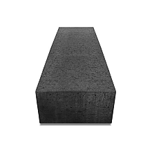 Zitelement recht 100x60x40 carbon