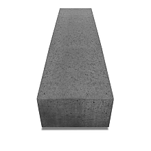Zitelement recht 200x60x40 antraciet