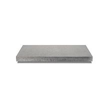 Tegel zonder facet, gewapend  150x50x10 grijs