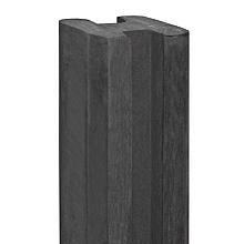 Berton©-E-sleufpaal Vecht antraciet 10 x 10 x 180 cm eindmodel