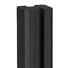 Berton©-E-sleufpaal Vecht antraciet gecoat 10 x 10 x 180 cm eindmodel